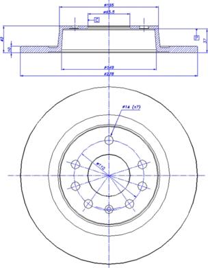 CAR 142.1548 - Гальмівний диск autocars.com.ua