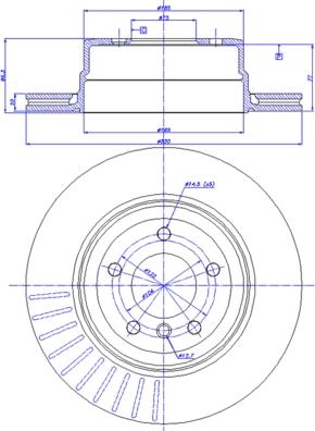 CAR 142.1562 - Тормозной диск avtokuzovplus.com.ua