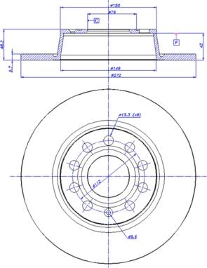 CAR 142.1575 - Гальмівний диск autocars.com.ua