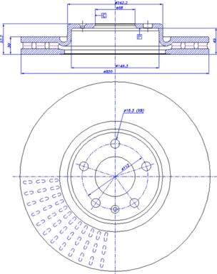 CAR 142.1581 - Гальмівний диск autocars.com.ua