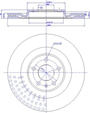 CAR 142.1584 - Гальмівний диск autocars.com.ua