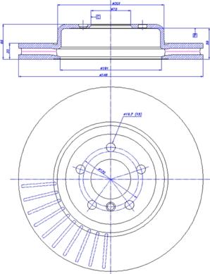 CAR 142.1587 - Гальмівний диск autocars.com.ua