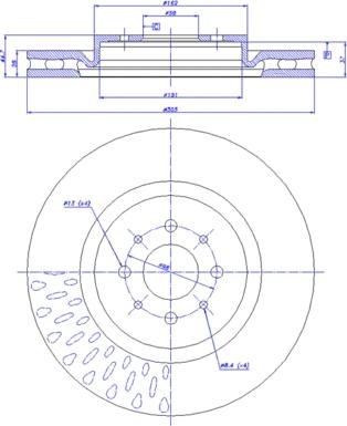 CAR 142.159 - Гальмівний диск autocars.com.ua