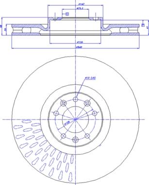 CAR 142.1600 - Гальмівний диск autocars.com.ua