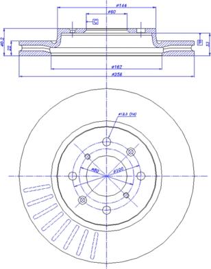 CAR 142.1604 - Гальмівний диск autocars.com.ua