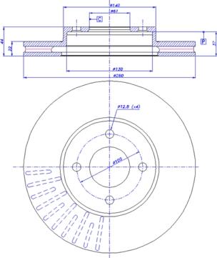 CAR 142.1620 - Тормозной диск autodnr.net