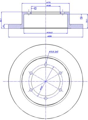 CAR 142.1664 - Гальмівний диск autocars.com.ua