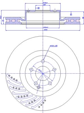 SBS 2033108 - Тормозной диск avtokuzovplus.com.ua