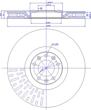 CAR 142.1695 - Тормозной диск avtokuzovplus.com.ua