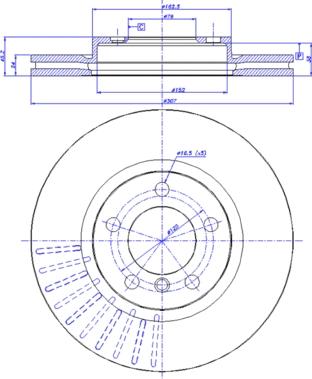 CAR 142.1703 - Гальмівний диск autocars.com.ua