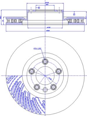 CAR 142.1705 - Тормозной диск avtokuzovplus.com.ua