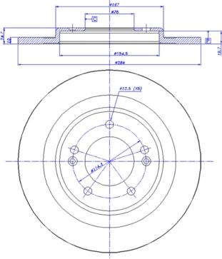 CAR 142.1735 - Тормозной диск avtokuzovplus.com.ua