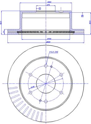 CAR 142.1740 - Гальмівний диск autocars.com.ua