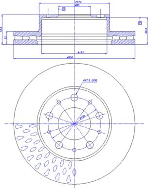 CAR 142.1749 - Гальмівний диск autocars.com.ua