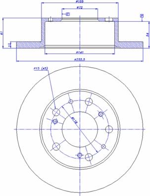 CAR 142.175 - Тормозной диск avtokuzovplus.com.ua