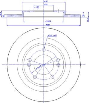 CAR 142.1775 - Гальмівний диск autocars.com.ua