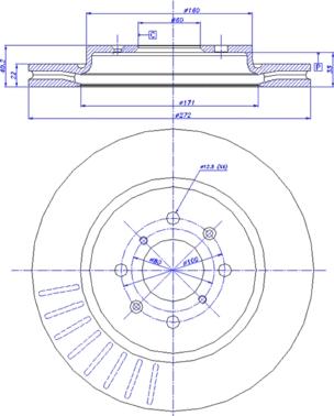 CAR 142.1779 - Гальмівний диск autocars.com.ua