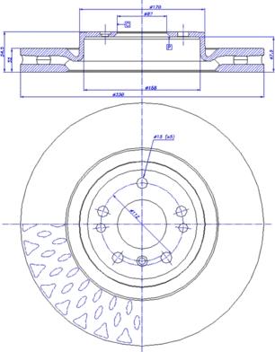 CAR 142.1784 - Тормозной диск avtokuzovplus.com.ua