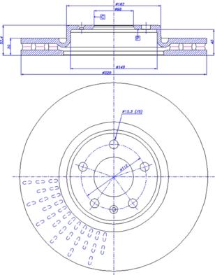 CAR 142.1788 - Гальмівний диск autocars.com.ua