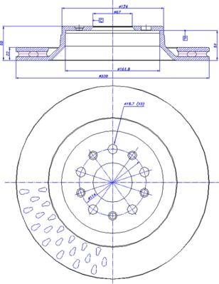 CAR 142.1799 - Тормозной диск avtokuzovplus.com.ua