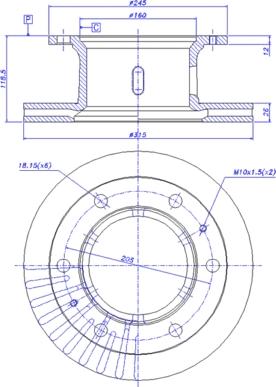 CAR 142.179 - Гальмівний диск autocars.com.ua