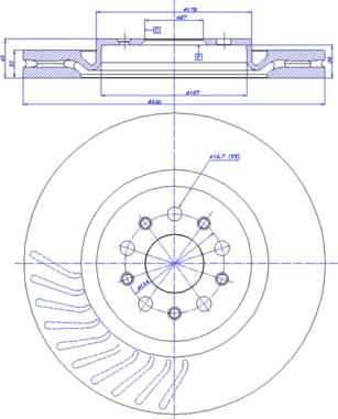 CAR 142.1835 - Гальмівний диск autocars.com.ua