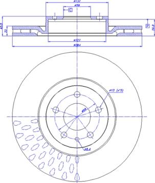 CAR 142.187 - Гальмівний диск autocars.com.ua