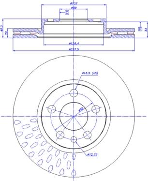 CAR 142.194 - Гальмівний диск autocars.com.ua