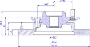 CAR 142.210 - Тормозной диск avtokuzovplus.com.ua