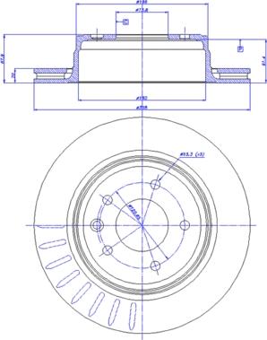 CAR 142.215 - Тормозной диск avtokuzovplus.com.ua