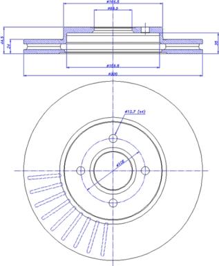 CAR 142.225 - Тормозной диск avtokuzovplus.com.ua