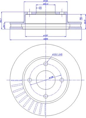 CAR 142.235 - Тормозной диск avtokuzovplus.com.ua