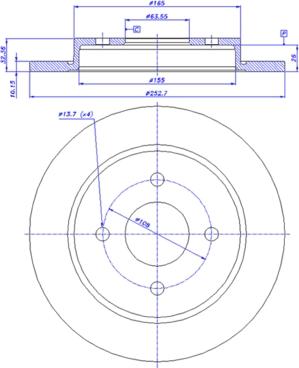 CAR 142.268 - Тормозной диск autodnr.net