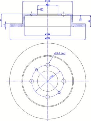 CAR 142.271 - Гальмівний диск autocars.com.ua