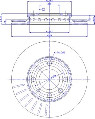 CAR 142.285 - Гальмівний диск autocars.com.ua