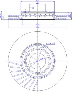 CAR 142.291 - Гальмівний диск autocars.com.ua