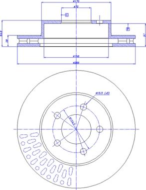 CAR 142.338 - Тормозной диск avtokuzovplus.com.ua