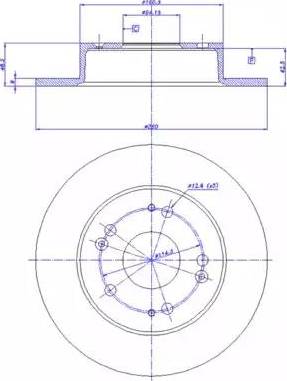 CAR 142.342 - Гальмівний диск autocars.com.ua