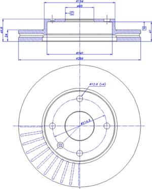 CAR 142.347 - Гальмівний диск autocars.com.ua