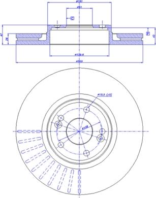 CAR 142.364 - Гальмівний диск autocars.com.ua