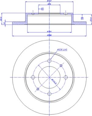 CAR 142.377 - Гальмівний диск autocars.com.ua