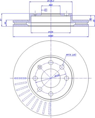 CAR 142.383 - Гальмівний диск autocars.com.ua