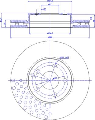 CAR 142.386 - Тормозной диск avtokuzovplus.com.ua