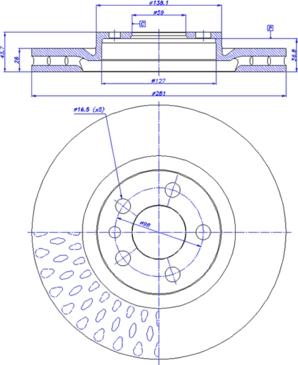 CAR 142.408 - Гальмівний диск autocars.com.ua