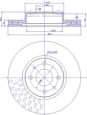 CAR 142.418 - Тормозной диск avtokuzovplus.com.ua