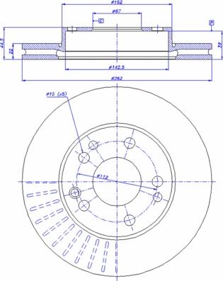 CAR 142.451 - Тормозной диск avtokuzovplus.com.ua