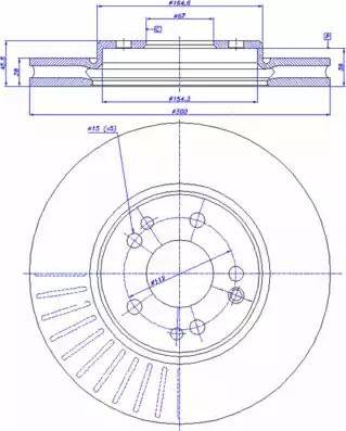 CAR 142.452 - Тормозной диск avtokuzovplus.com.ua