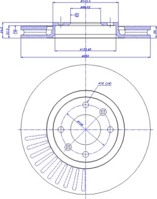 CAR 142.477 - Гальмівний диск autocars.com.ua