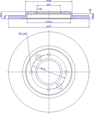 CAR 142.520 - Тормозной диск avtokuzovplus.com.ua