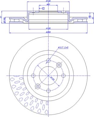 CAR 142.552 - Гальмівний диск autocars.com.ua